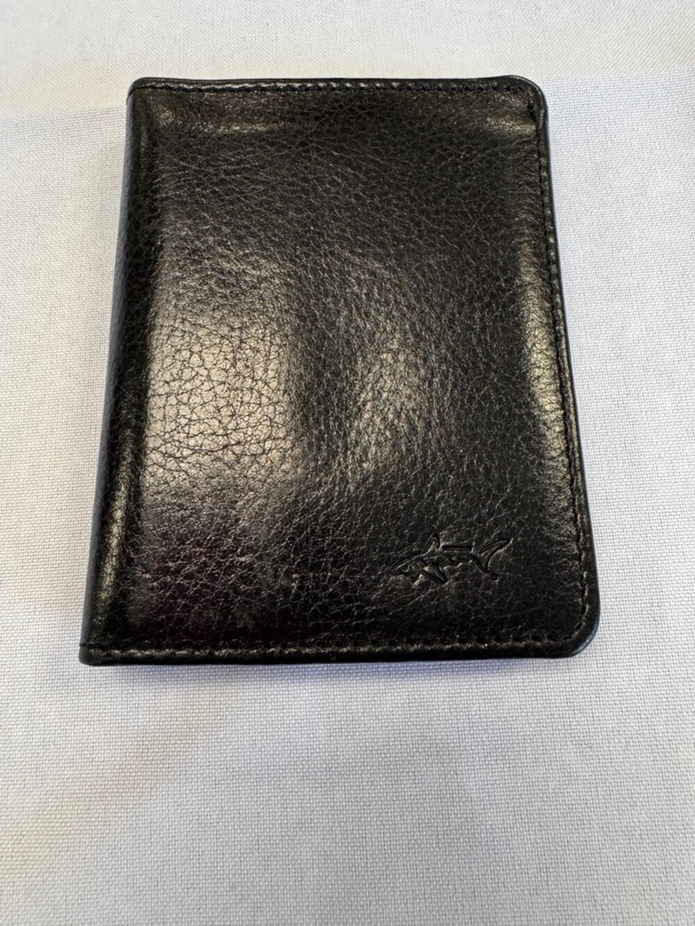 Greg Norman Mens Black Leather Wallet